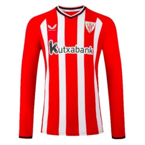 Athletic Bilbao Hjemme Fotballdrakt 2024 Langermet